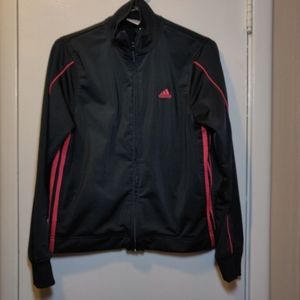 Adidas Three Strips Black Jacket Size M